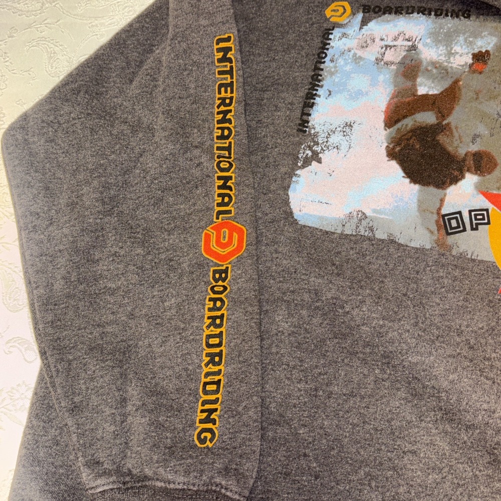 Vintage 80s 1980s Op Ocean Pacific Surfer Sweatshirt International Boarding M - Picture 4 of 9